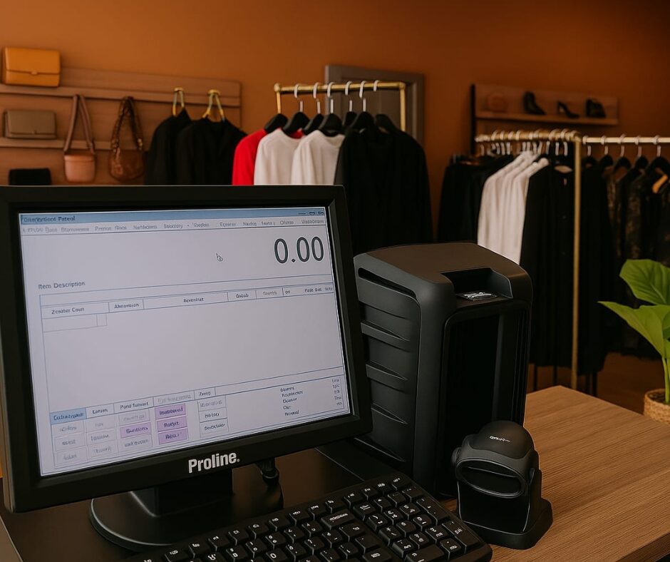 Retail store image supporting KeyWord Smart-Trade POS services